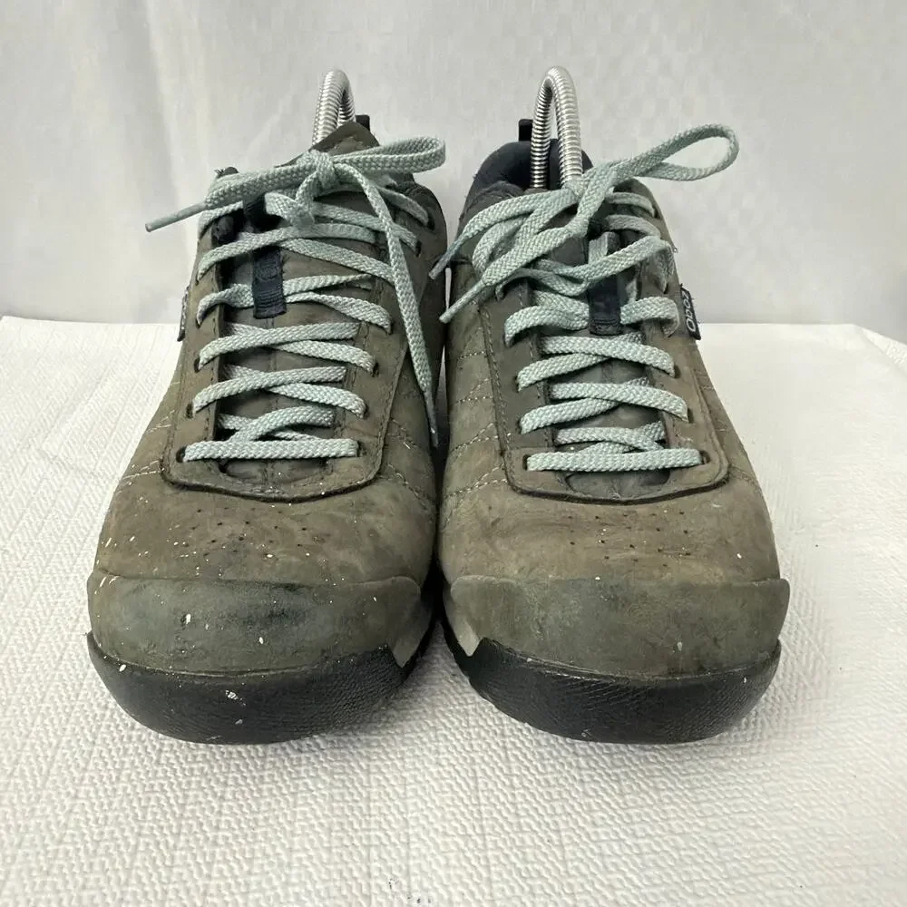 Oboz Bozeman Low Shoes Women’s Size 10.5 Leather Hiking Trail Gray